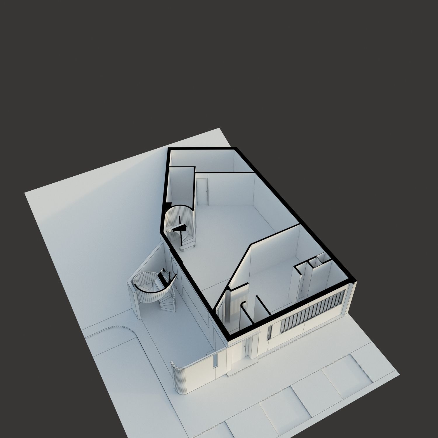 1922y Maison atelier Ozenfant 3D model_7