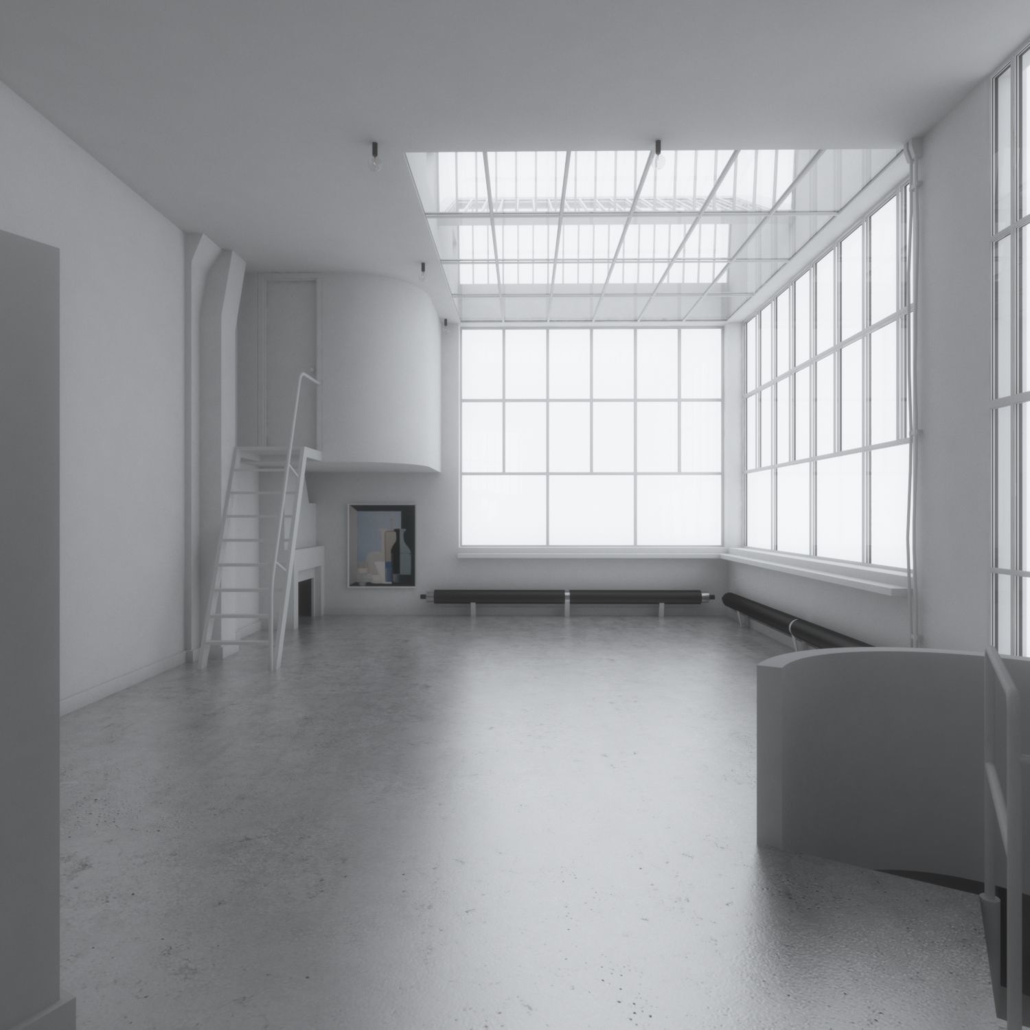 1922y Maison atelier Ozenfant 3D model_8