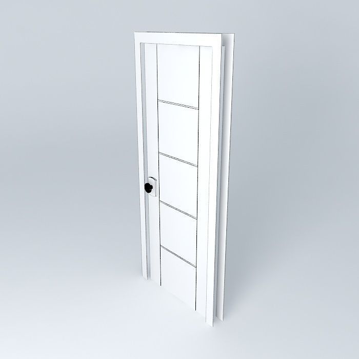 Door Free 3D model_3