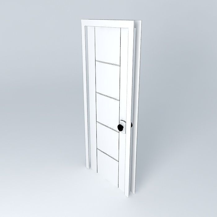 Door Free 3D model_4