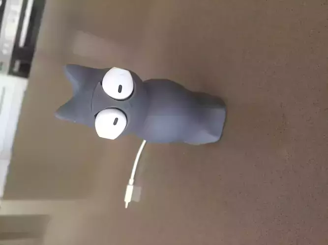 Cat earbud cable protector