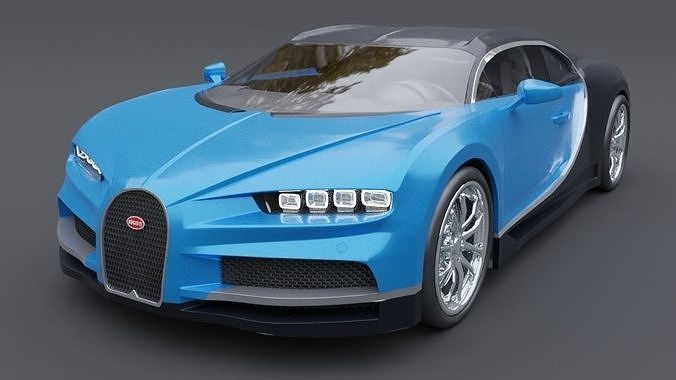 bugatti chiron 3D model