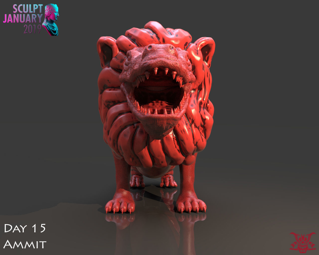 Ammit Timelapse and Model 3D print model_6