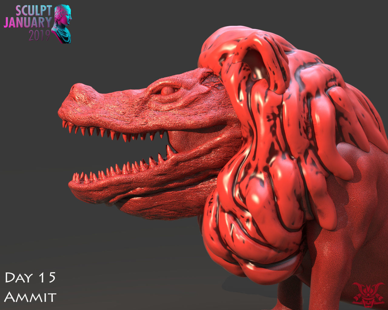 Ammit Timelapse and Model 3D print model_9