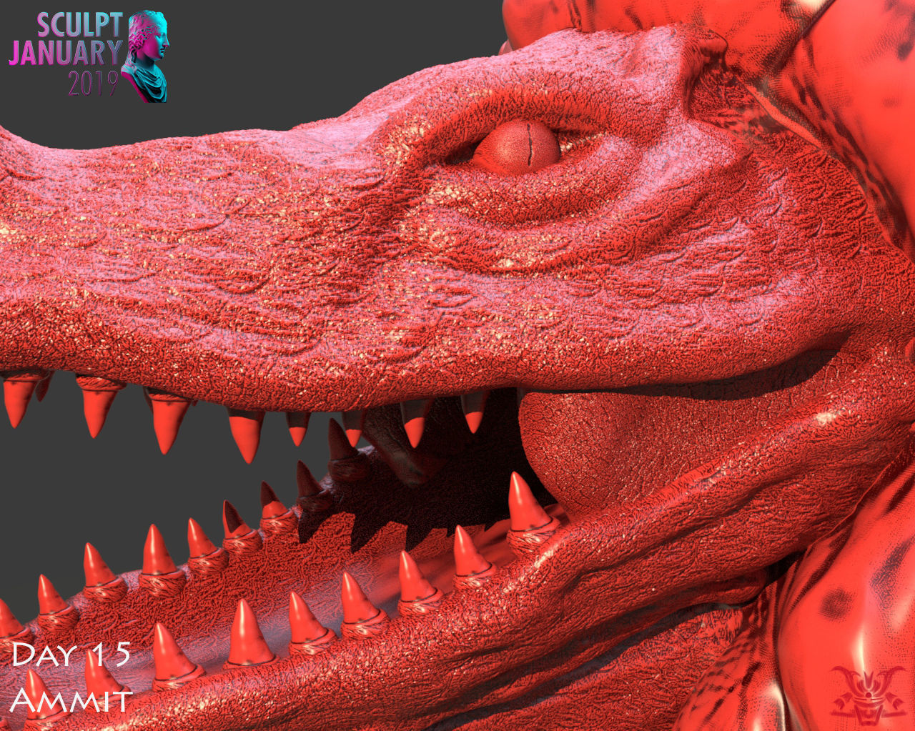 Ammit Timelapse and Model 3D print model_12