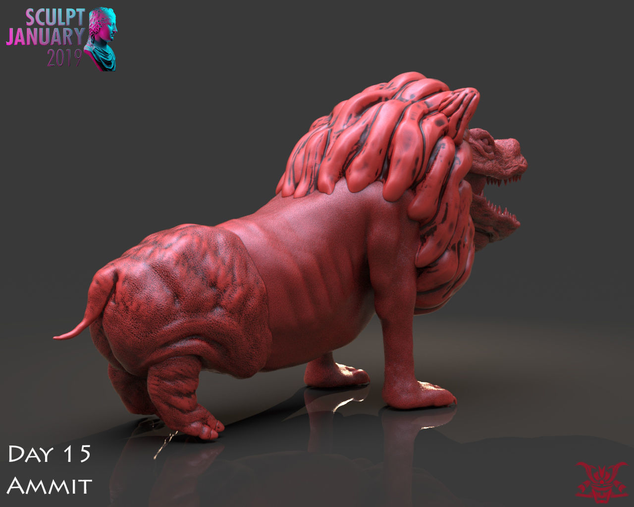 Ammit Timelapse and Model 3D print model_3