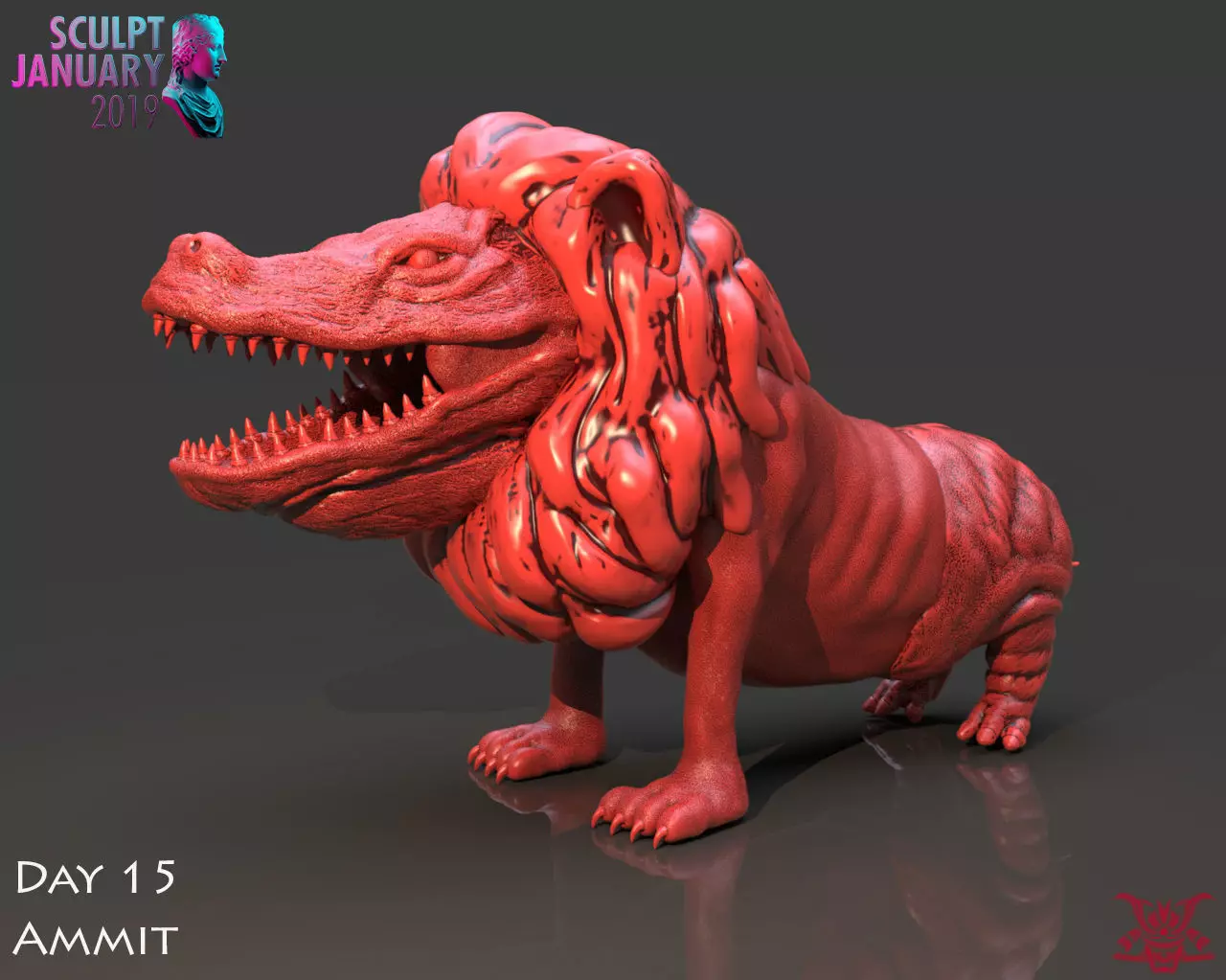 Ammit Timelapse and Model 3D print model_0