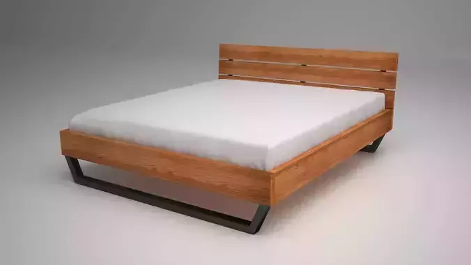 Cot with Bed 3D model
