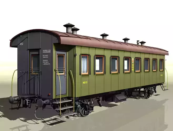 wagon III class 3D model
