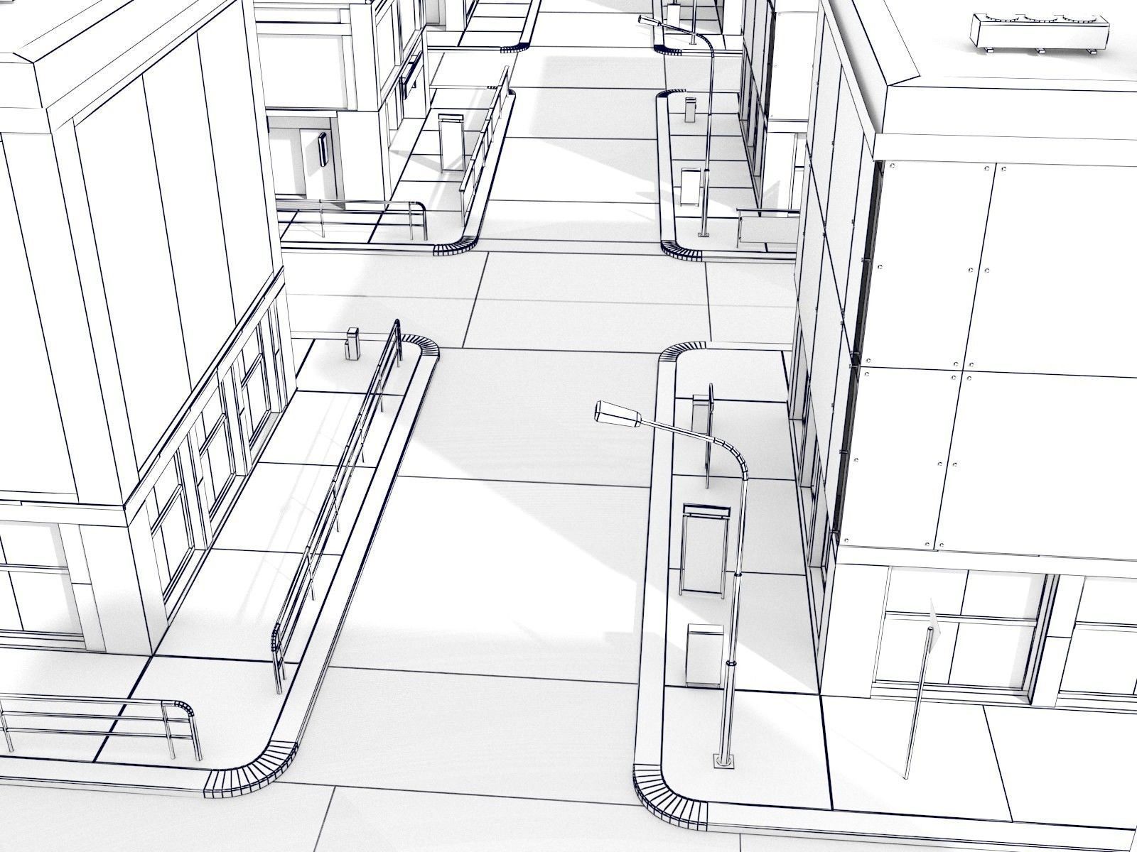 White city 3D model_3