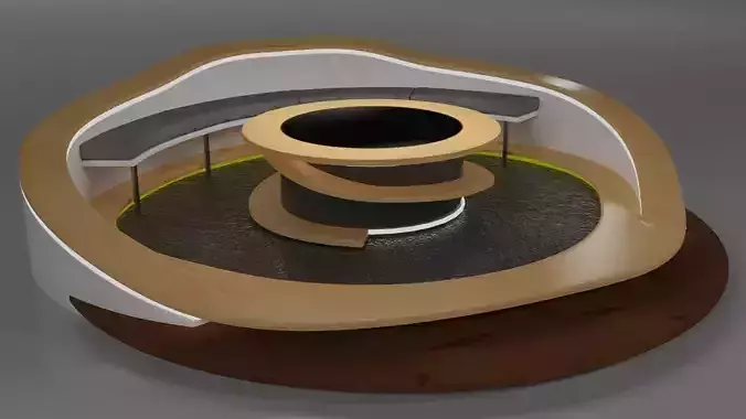 Virtual table 3D model Virtual table 3D model