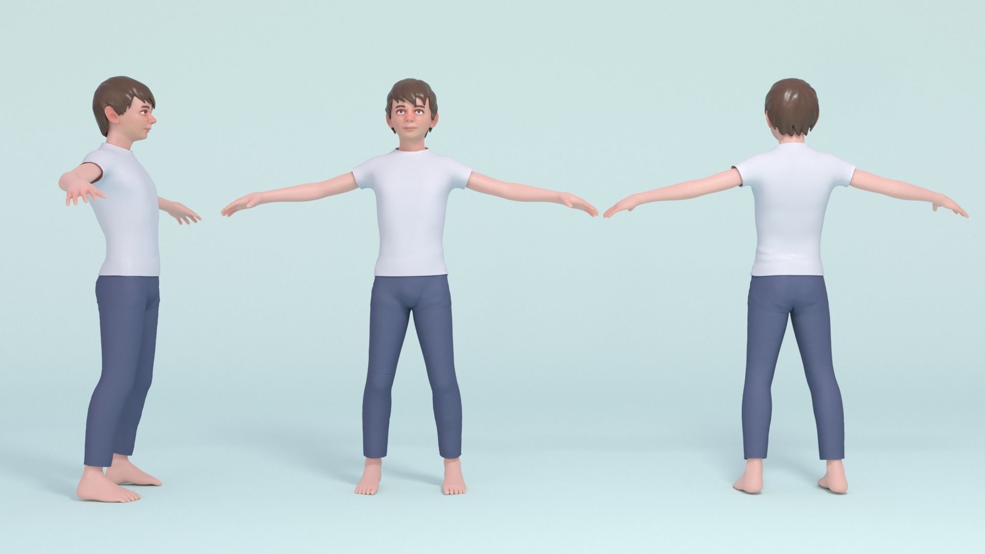 Character Boy2 Free 3D model_1