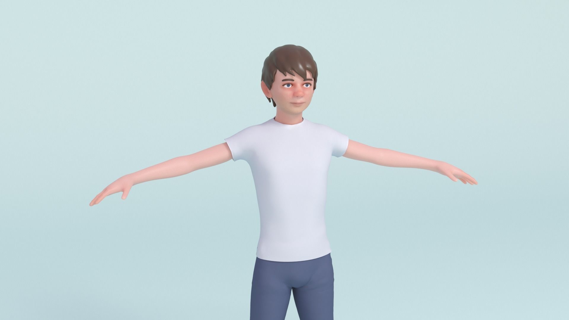Character Boy2 Free 3D model_2