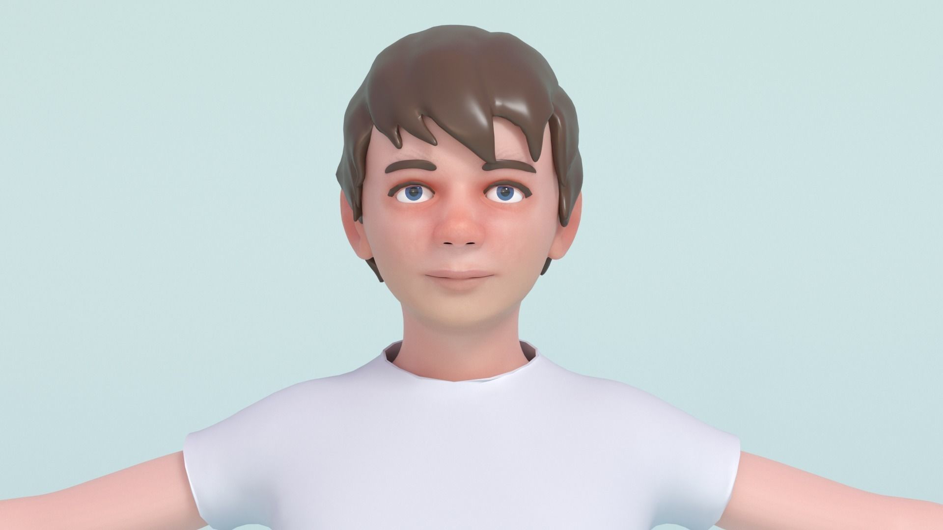 Character Boy2 Free 3D model_0