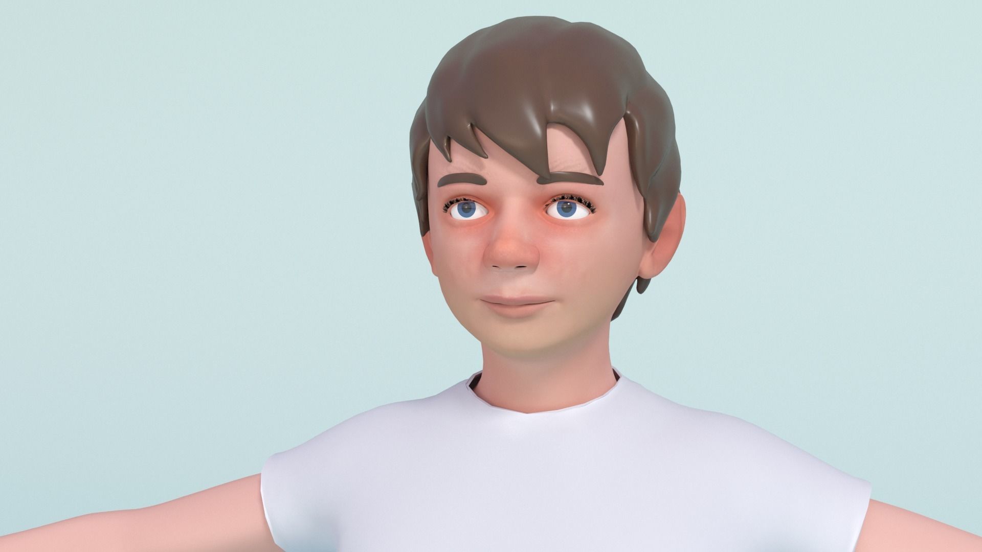 Character Boy2 Free 3D model_4