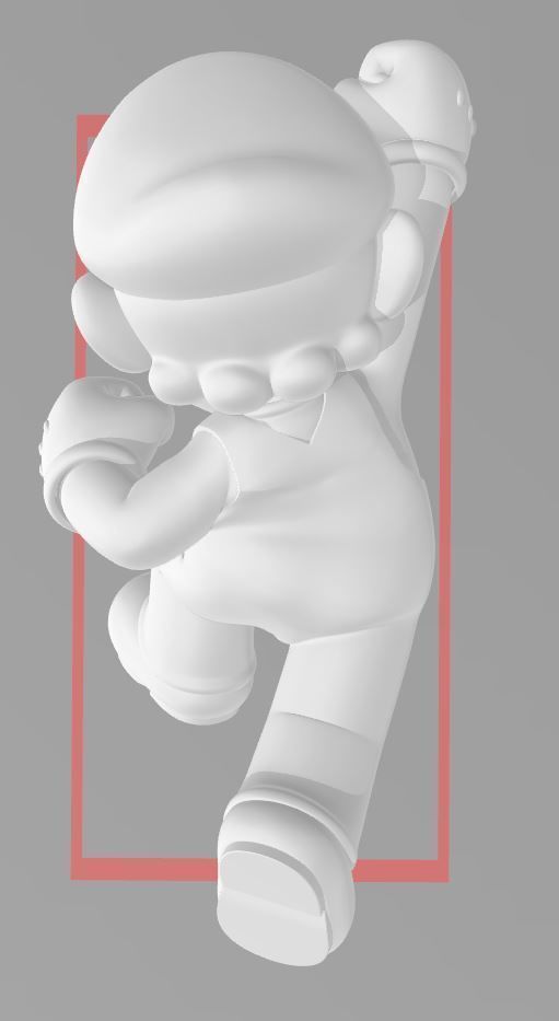 Super Mario - HI RES 3D PRINT FILE 3D Printing 3D print model_3