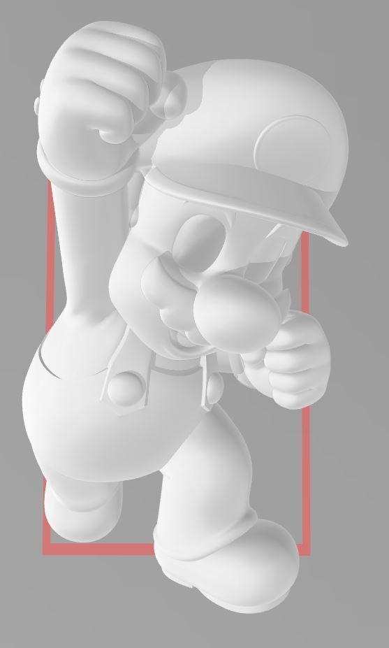 Super Mario - HI RES 3D PRINT FILE 3D Printing 3D print model_7