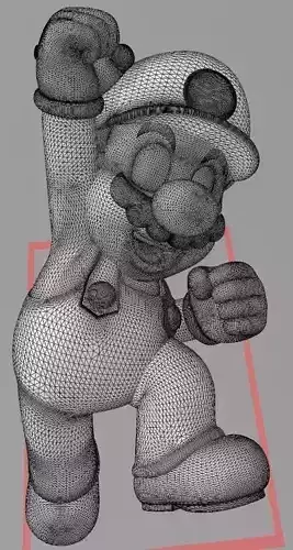 Super Mario - HI RES 3D PRINT FILE 3D Printing 3D print model