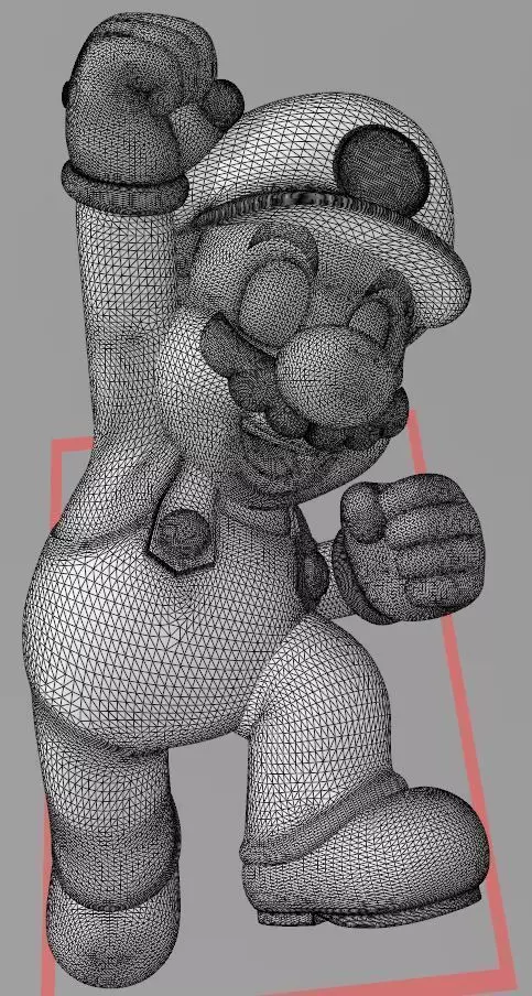 Super Mario - HI RES 3D PRINT FILE 3D Printing 3D print model_0