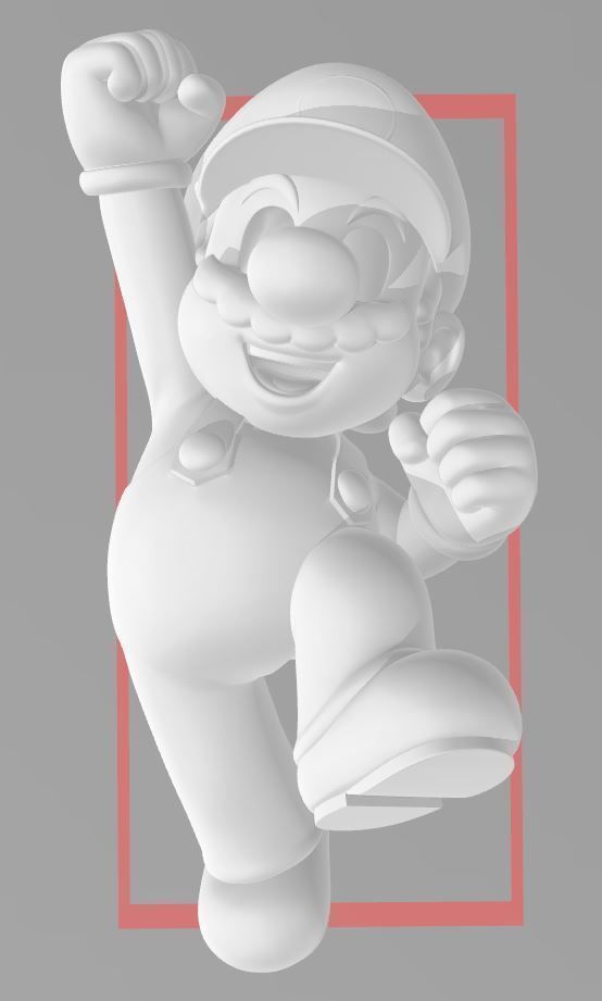Super Mario - HI RES 3D PRINT FILE 3D Printing 3D print model_1