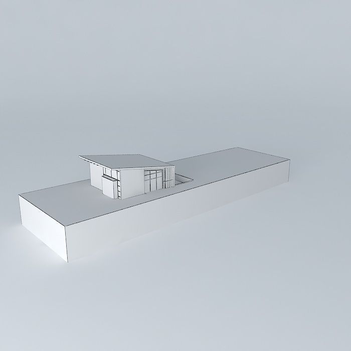 Building house Free 3D model_4