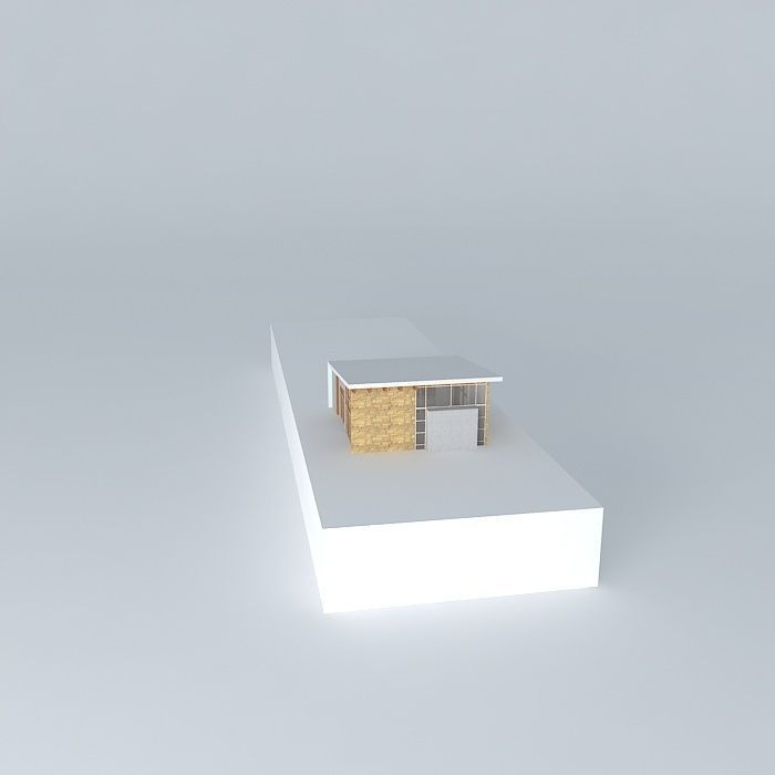 Building house Free 3D model_2