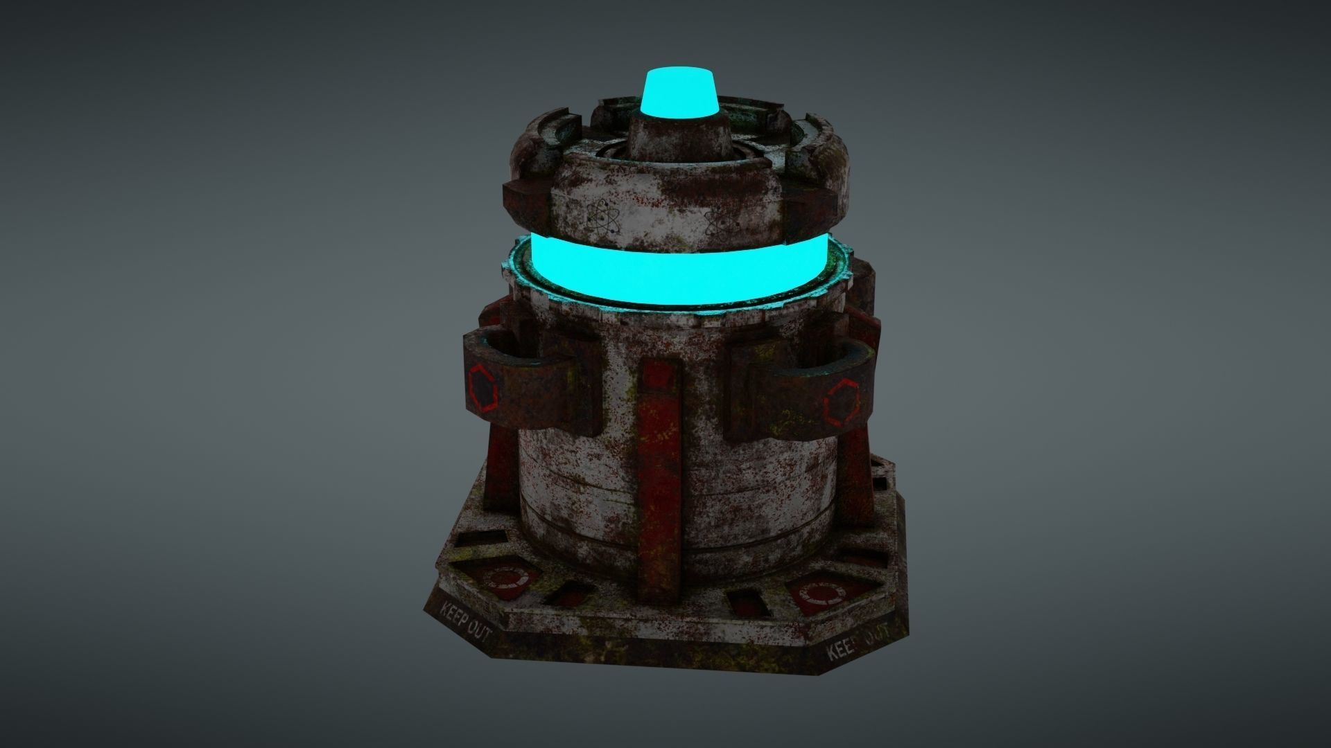 Force field Generator Pack Low-poly 3D model_61