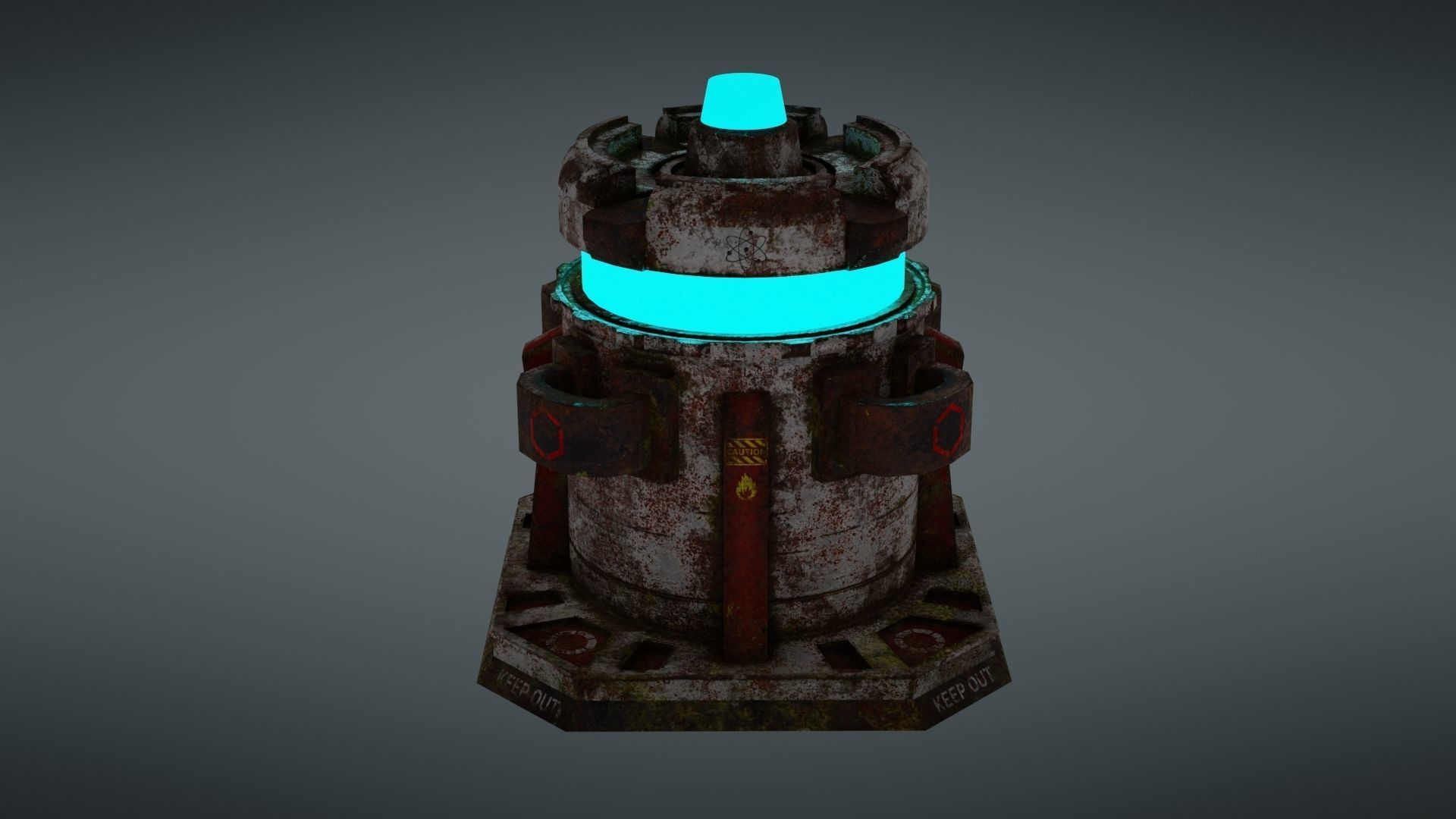 Force field Generator Pack Low-poly 3D model_74