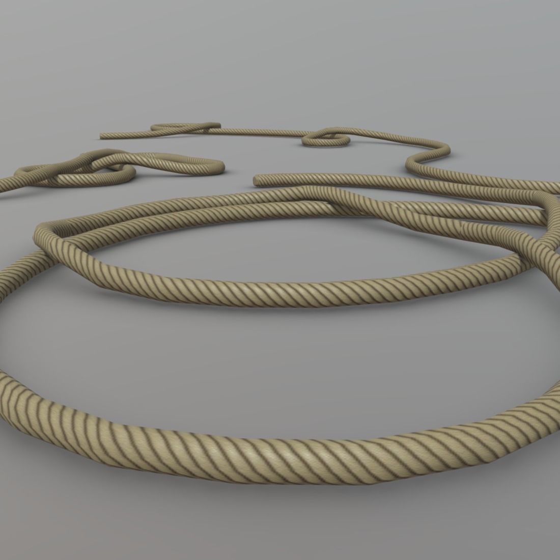 Ropes wires - wires Low-poly 3D model_4