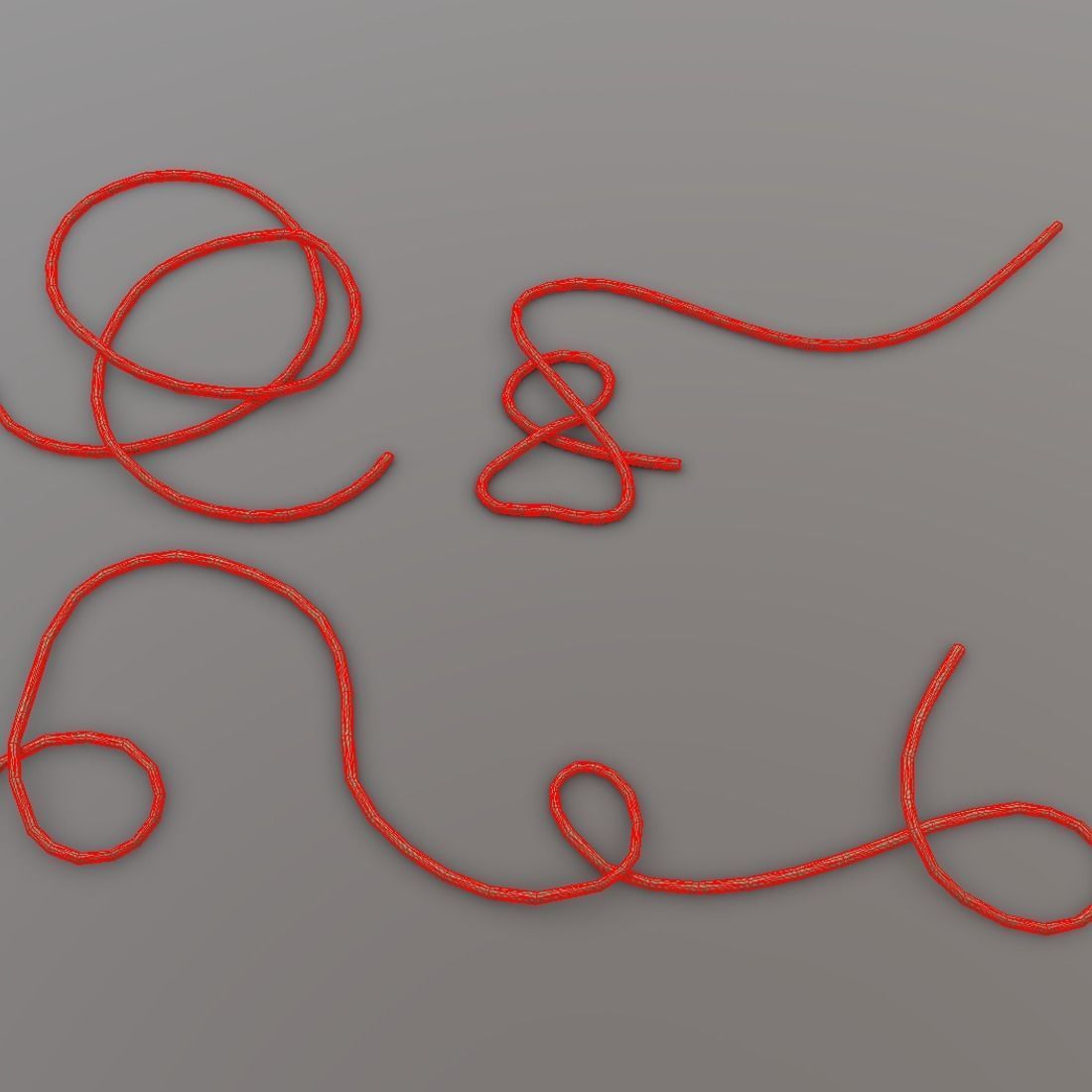 Ropes wires - wires Low-poly 3D model_6