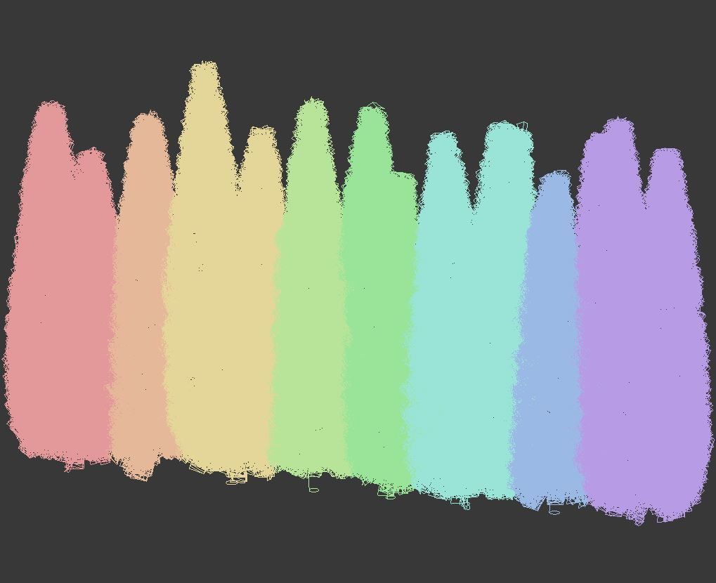 Thuya occidentalis Nr4 Smaragd privacy fence V2 3D model_5