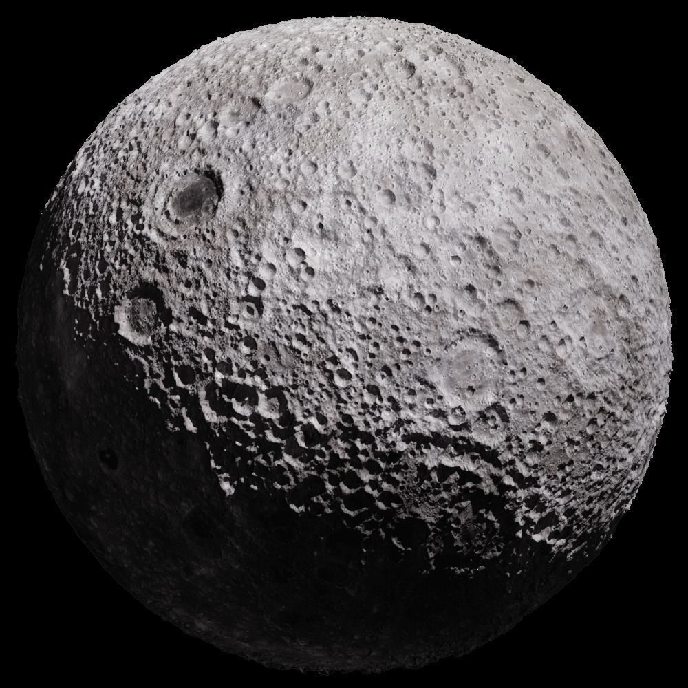 Realistic Moon surface of 3D model_3