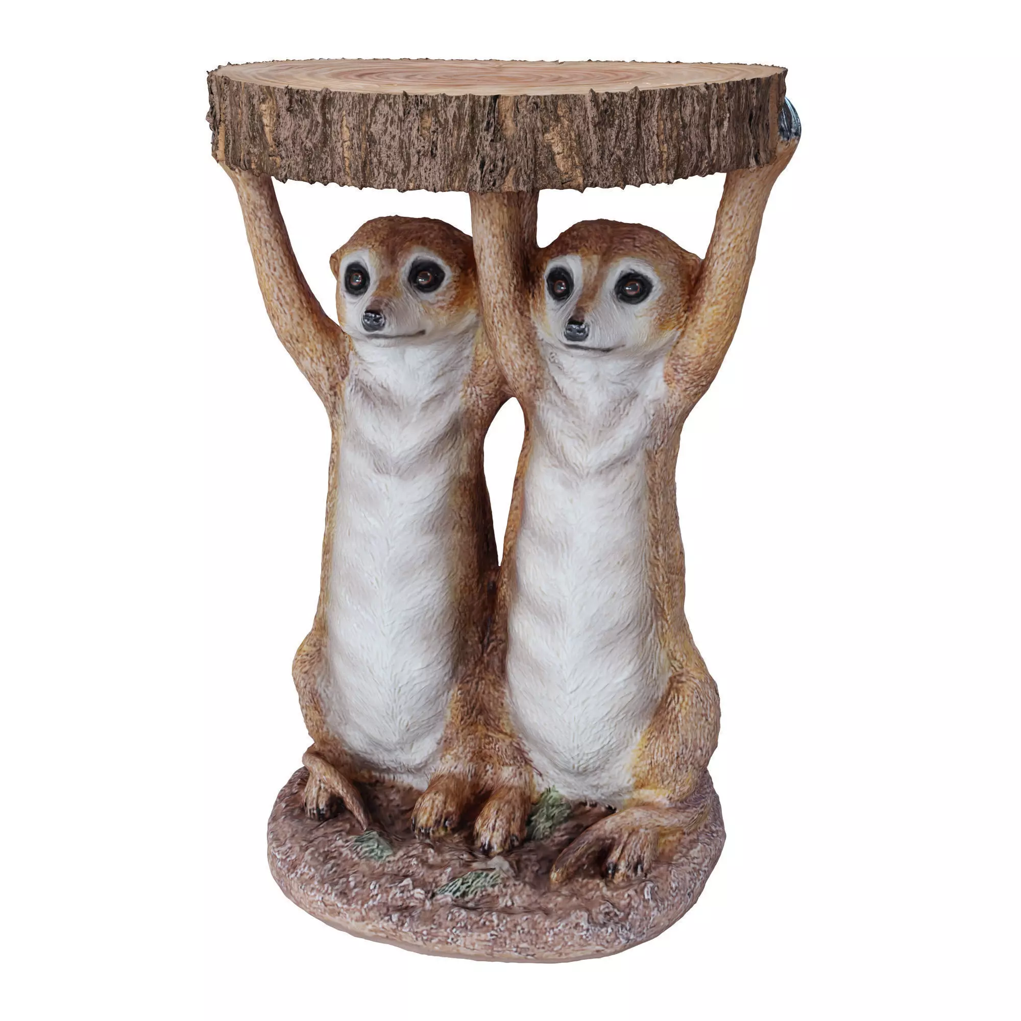 Side Table Animal Meerkat Sisters  3D model_0
