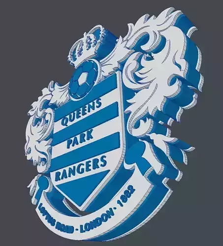 Queens Park Rangers Football Club Crest 3D model