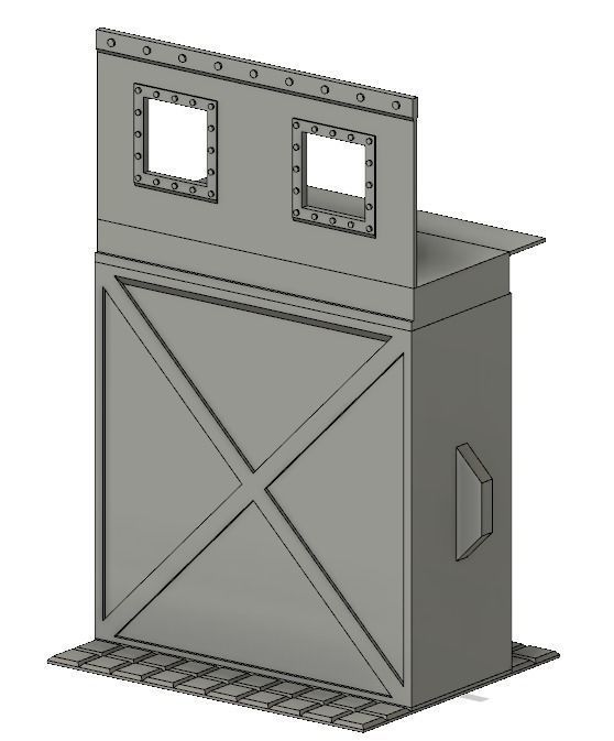 Tabletop Modular Wall System 3D print model_1