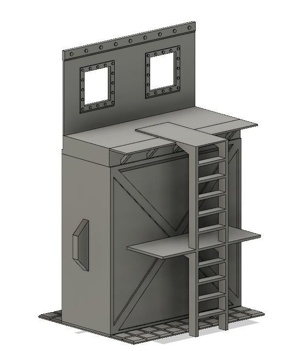 Tabletop Modular Wall System 3D print model_2