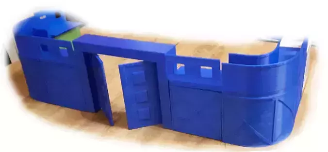 Tabletop Modular Wall System 3D print model Tabletop Modular Wall System 3D print model