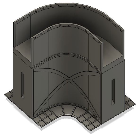 Tabletop Modular Wall System 3D print model_8