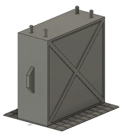 Tabletop Modular Wall System 3D print model_4