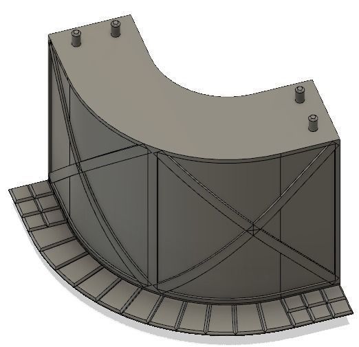 Tabletop Modular Wall System 3D print model_6