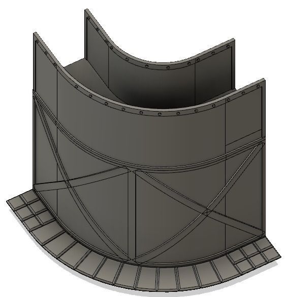 Tabletop Modular Wall System 3D print model_5