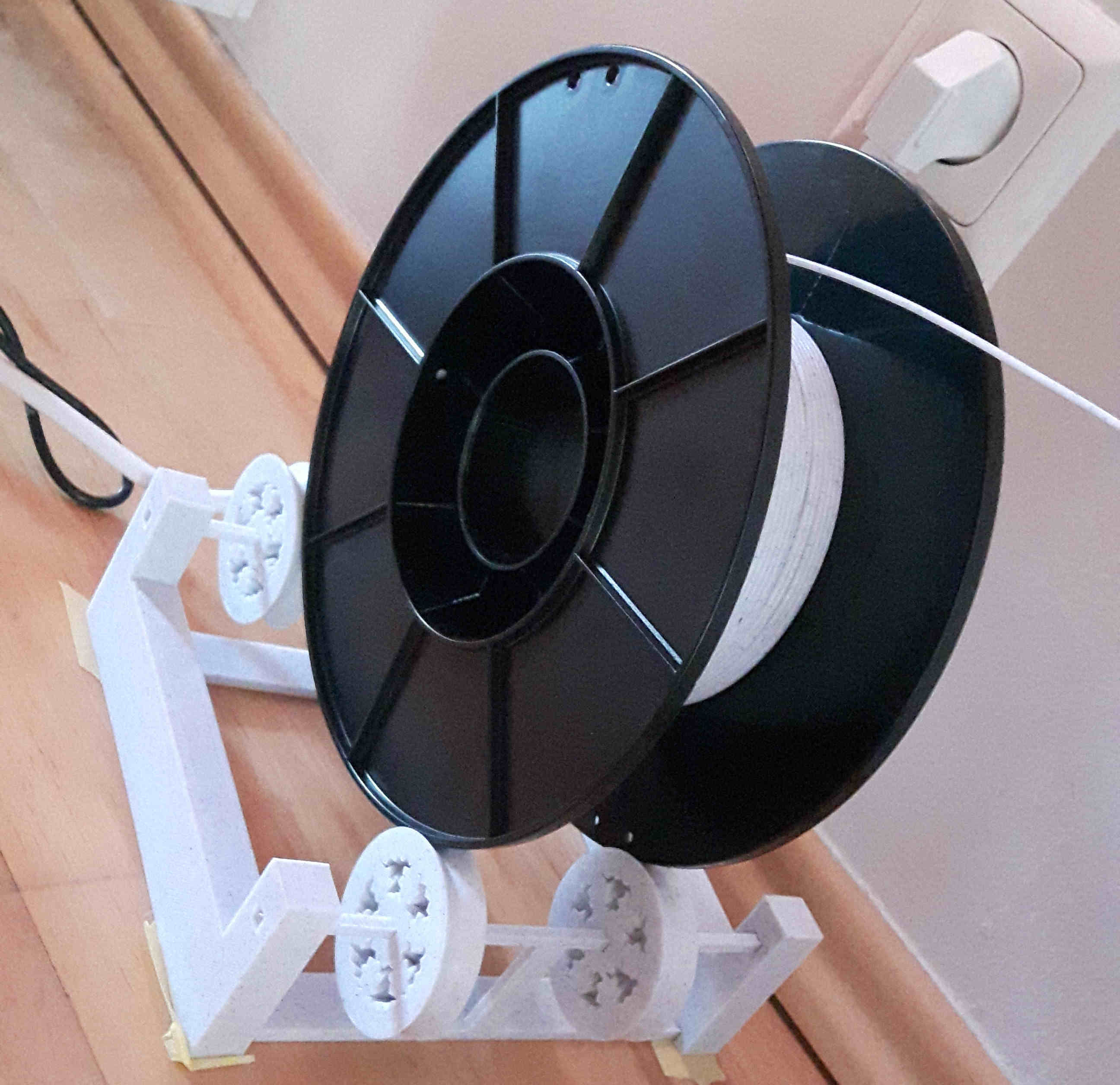 Full 3D Printed Filament Spool Holder Free 3D print model_1