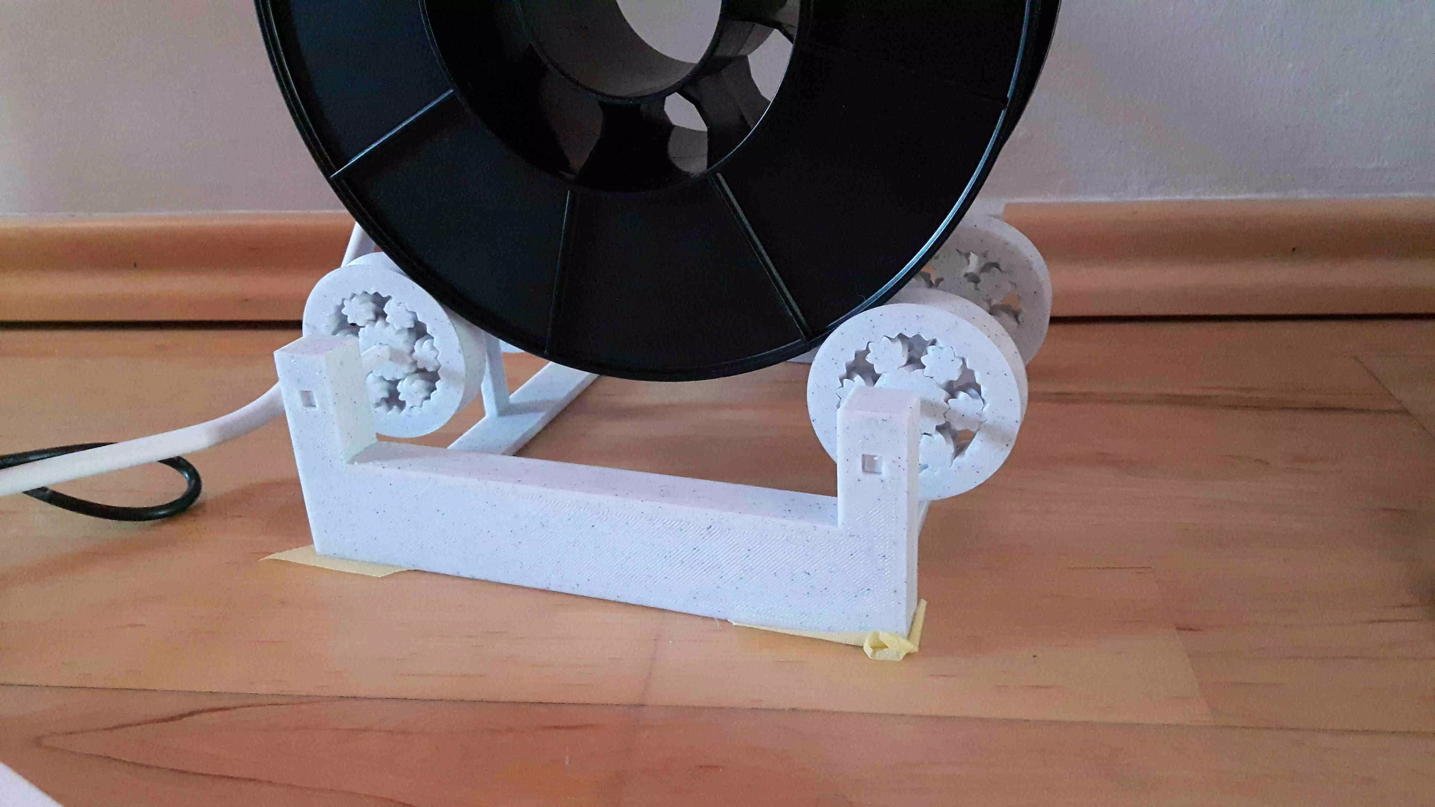 Full 3D Printed Filament Spool Holder Free 3D print model_0
