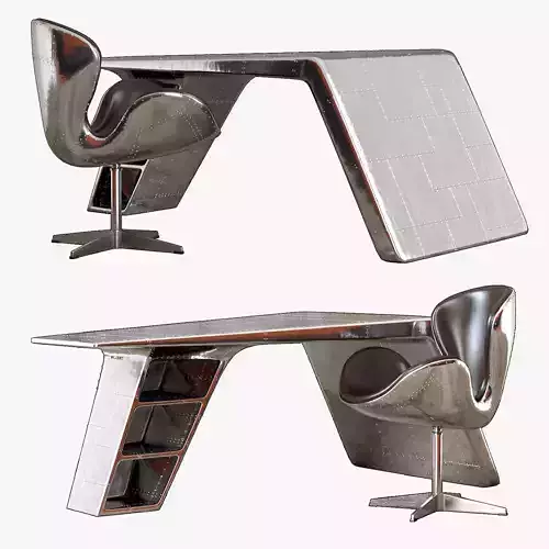Aviator Desk 3D model