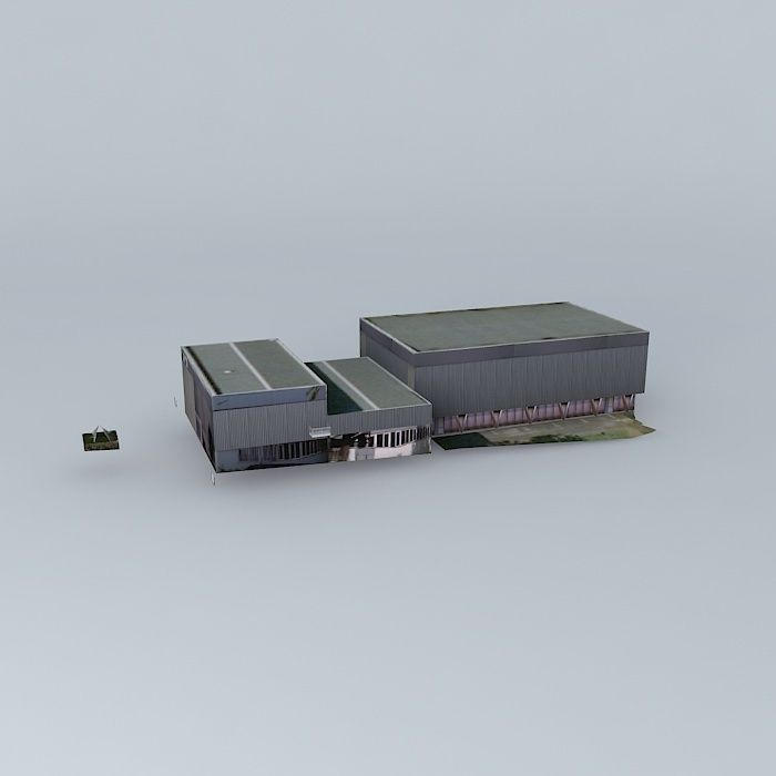 Centre Omnisports de Gaillon Viroflay Free 3D model_2