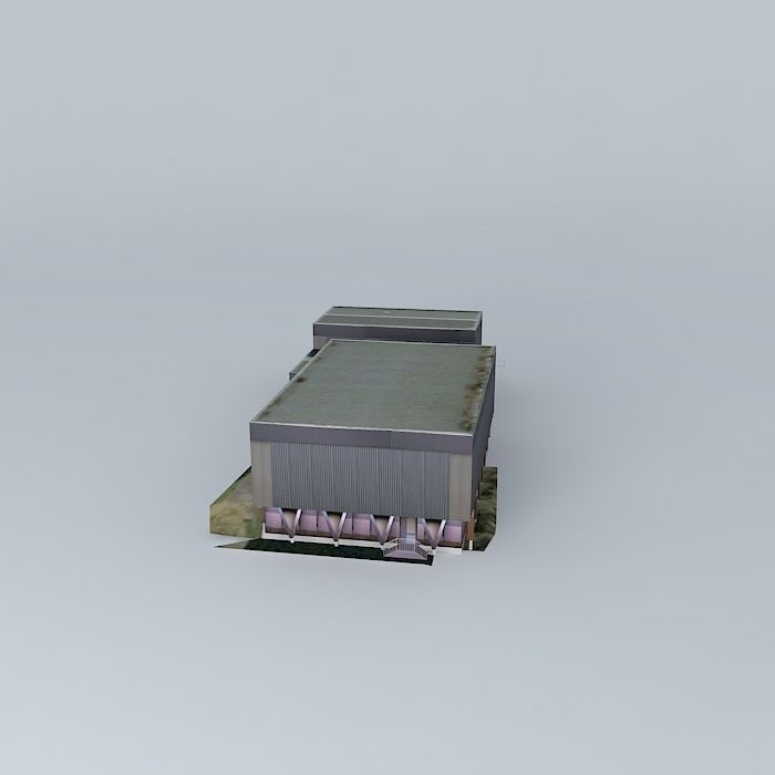 Centre Omnisports de Gaillon Viroflay Free 3D model_1