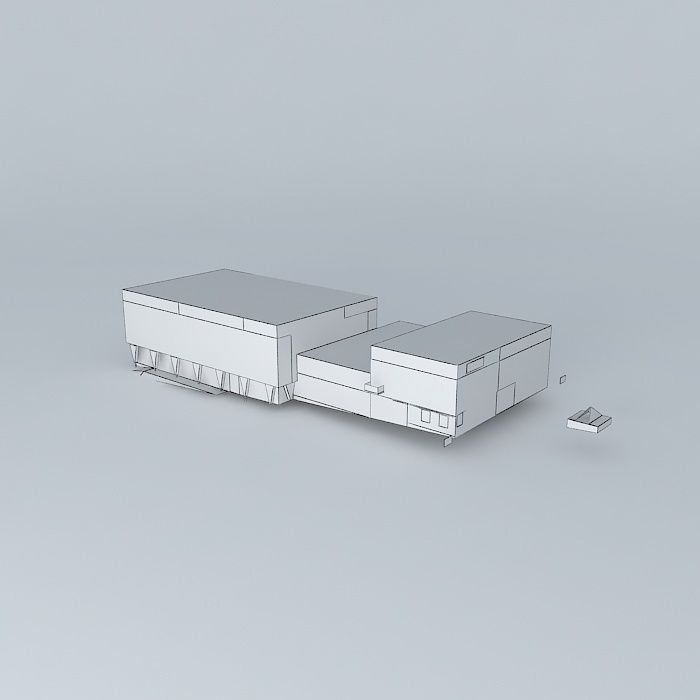 Centre Omnisports de Gaillon Viroflay Free 3D model_3