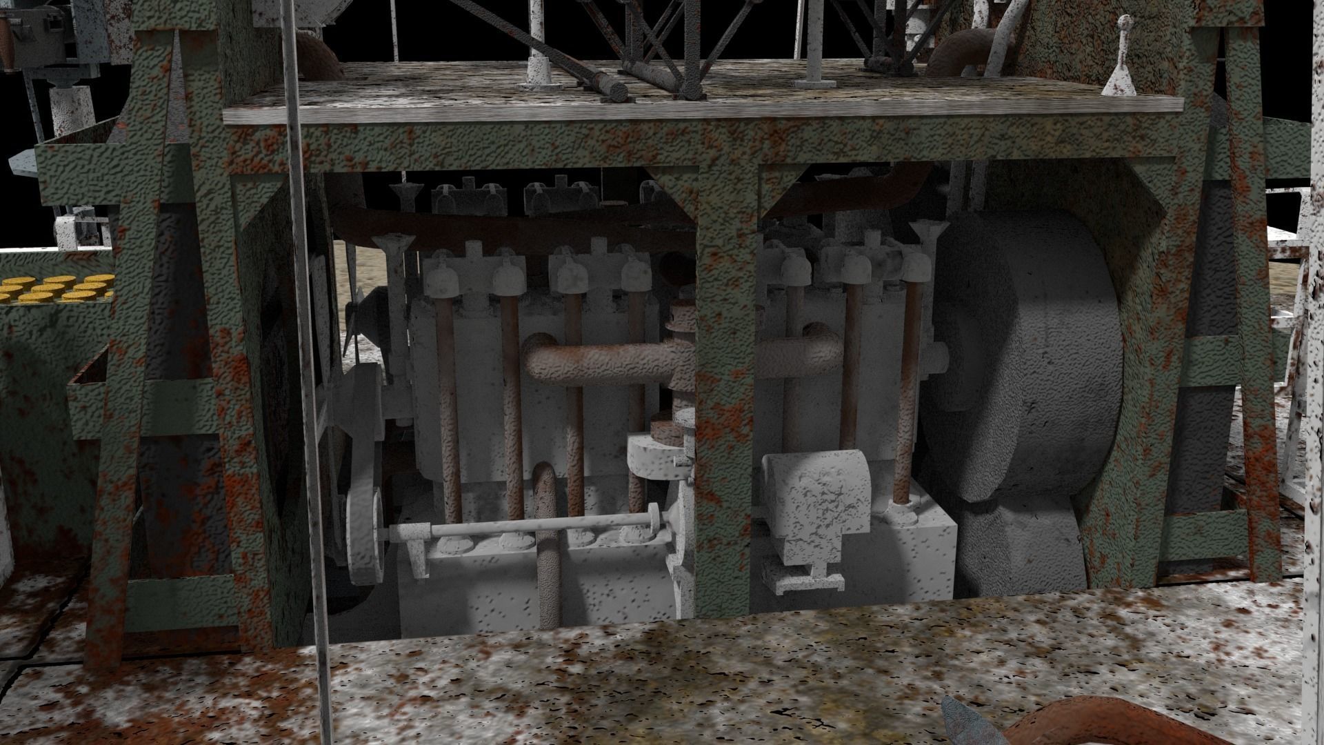 German A7V Tank 3D model_4