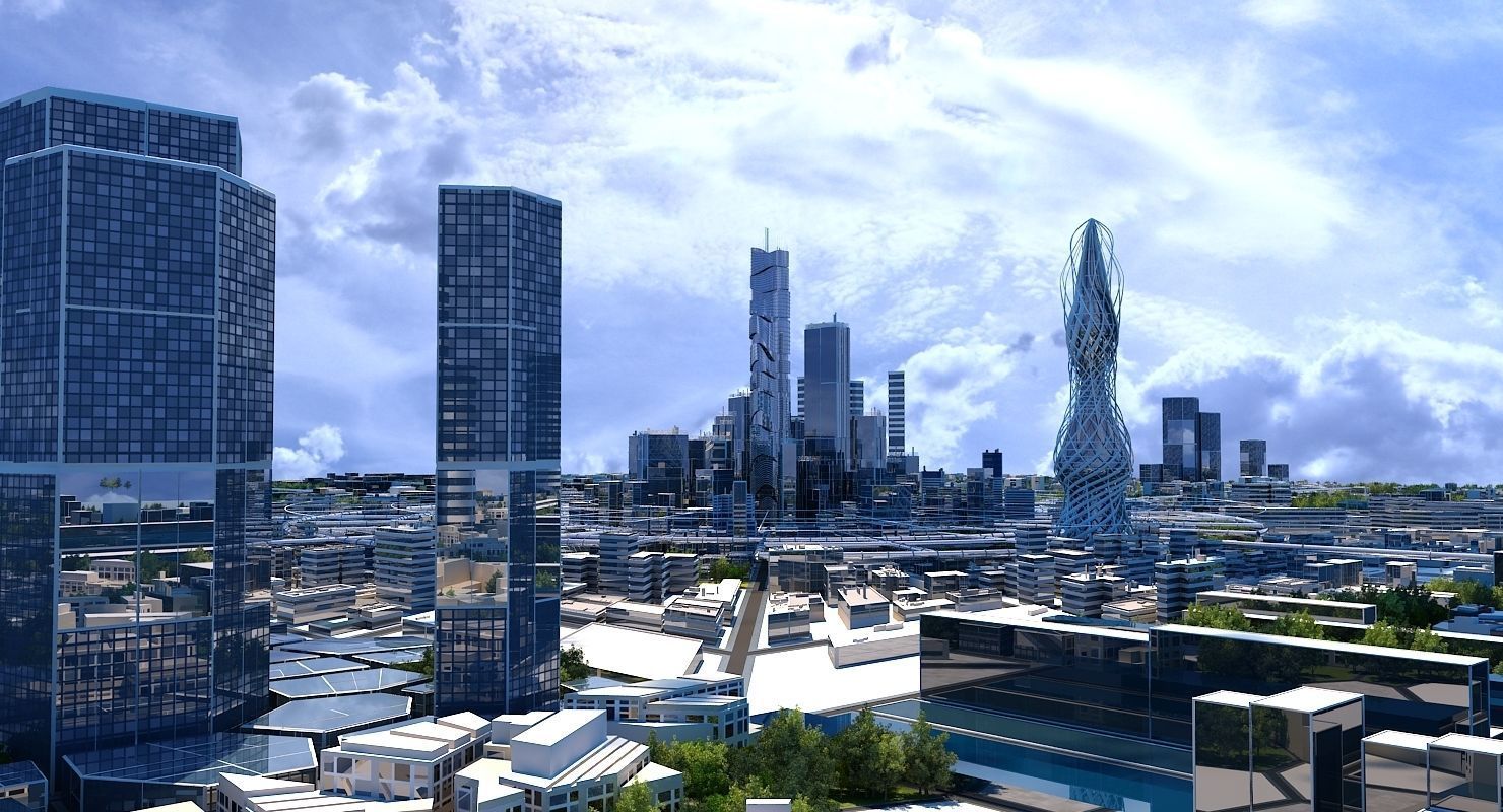 Future City HD 2019 V 2  3D model_7