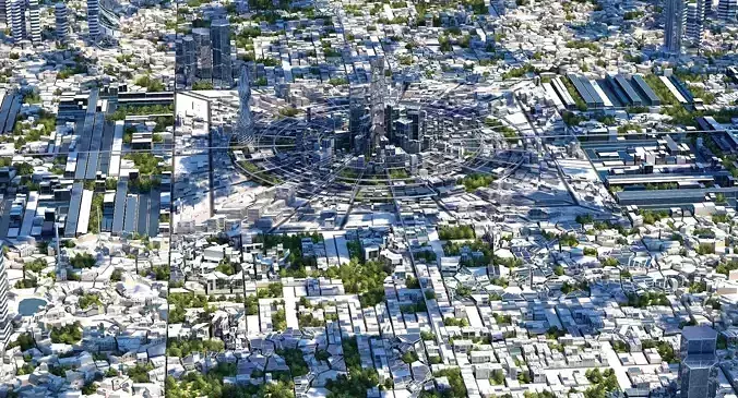 Future City HD 2019 V 2  3D model